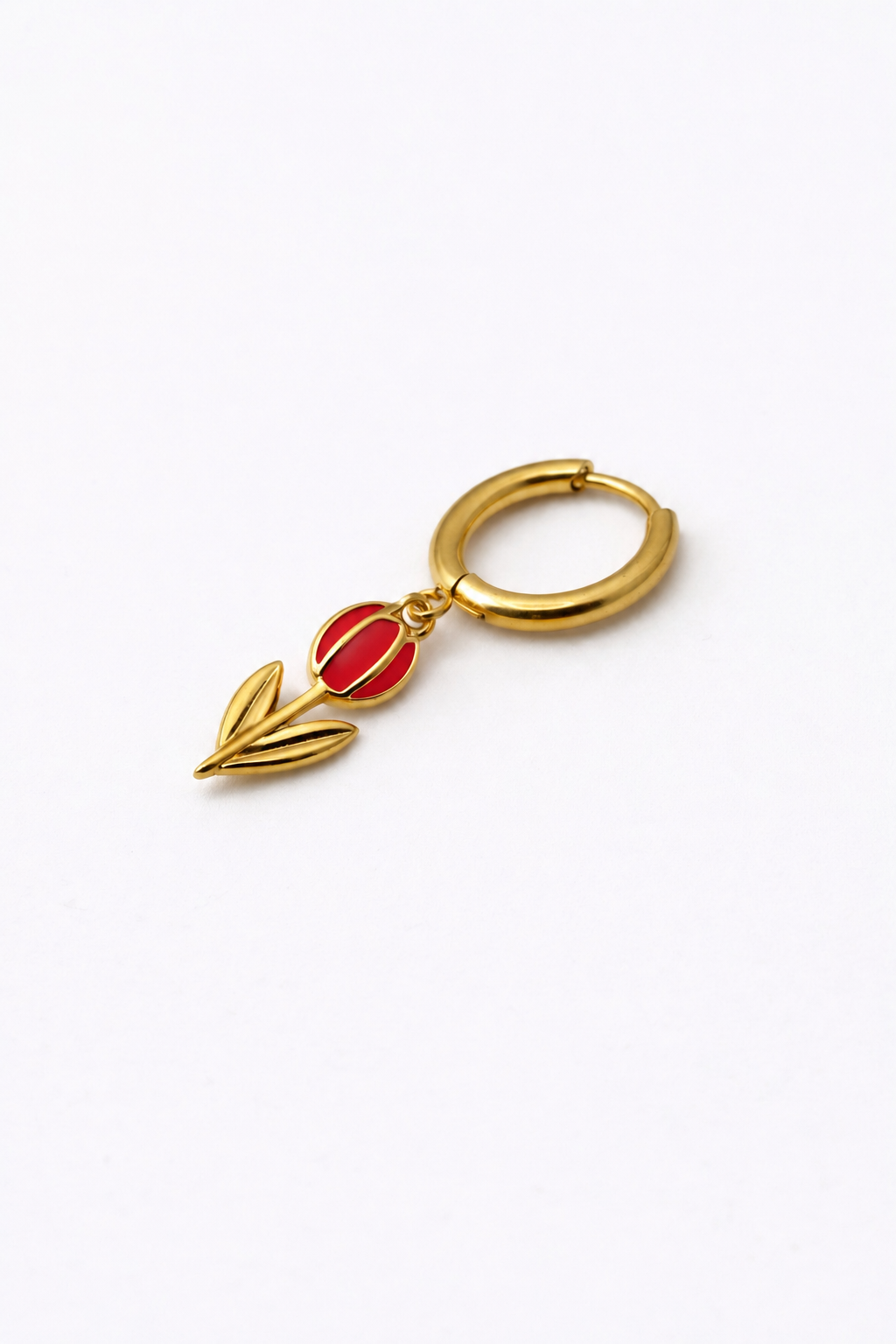 Orecchino Hoop Tulipano