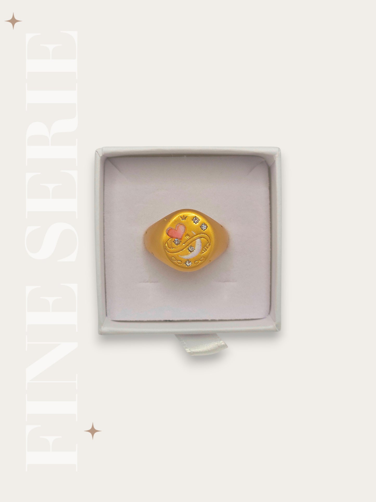 Anello Stemma Infinity Love