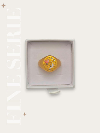 Anello Stemma Infinity Love