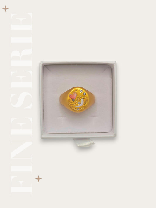 Anello Stemma Infinity Love