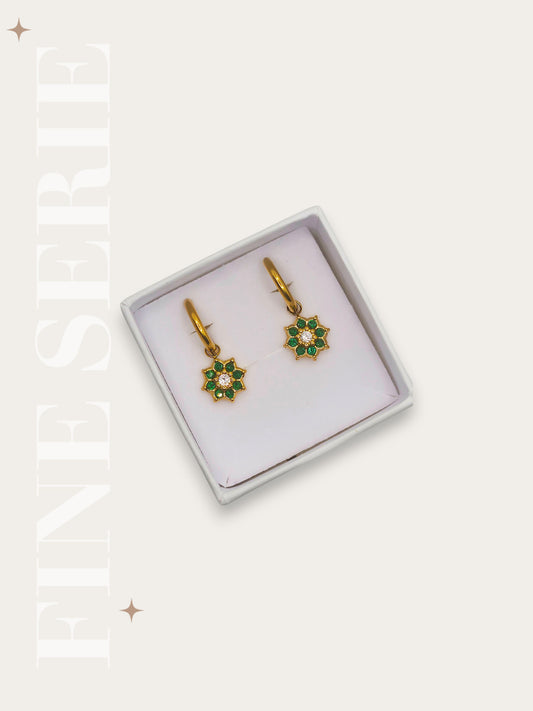 Orecchini Hoop Stella Di Natale