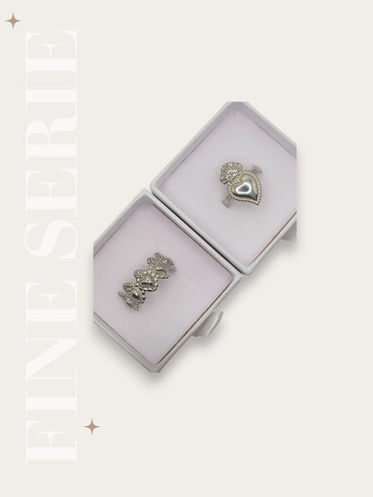 Set Anelli Cuore Sacro