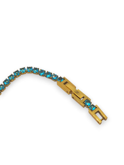 Bracciale Tennis Classic Azzurro