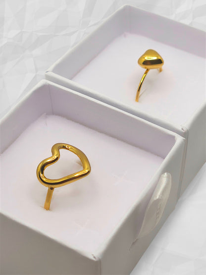 Set Anelli Cuore