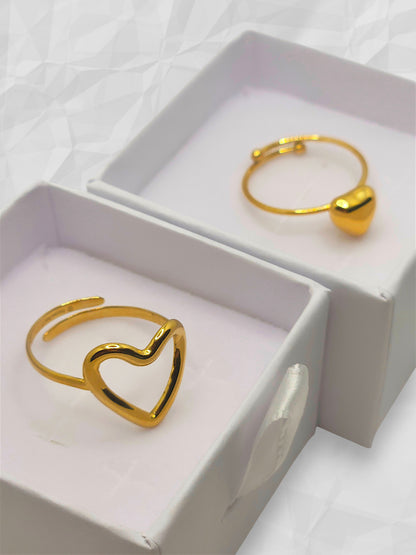 Set Anelli Cuore