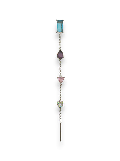 Orecchino Cascata Baguette Pastel