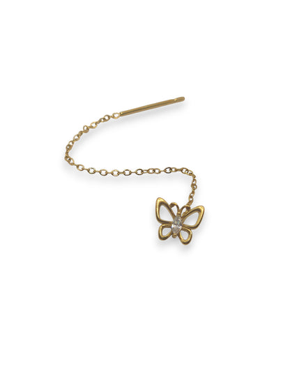 Orecchino Saliscendi Farfalla Aperta