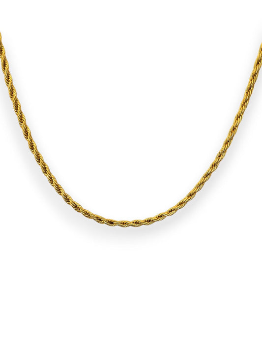 Collana Twist Sottile Tre Misure