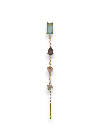 Orecchino Cascata Baguette Pastel
