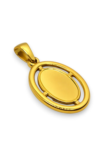 Ciondolo Ovale Cornice Personalizzabile