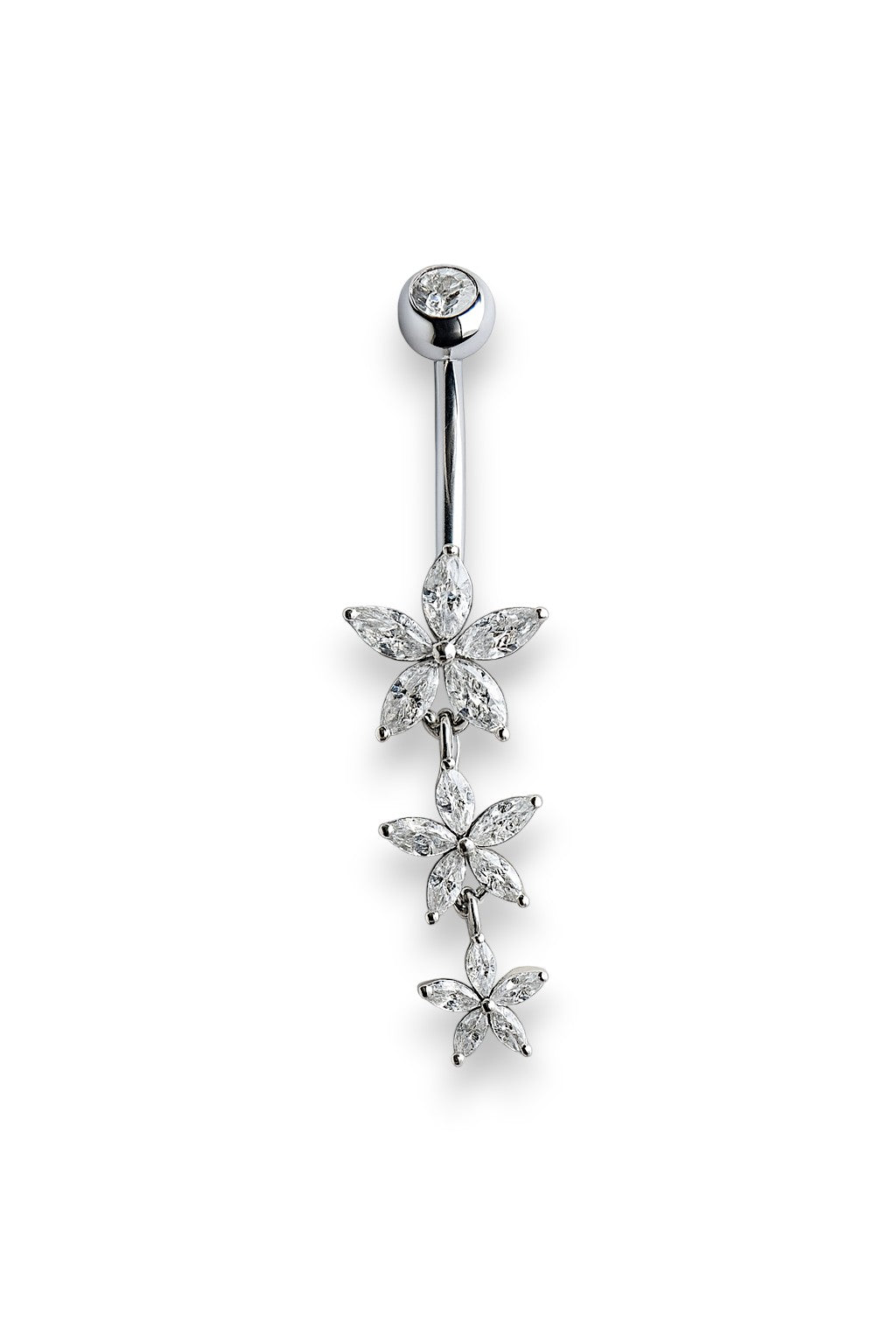 Piercing Ombelico Cascata Floreale