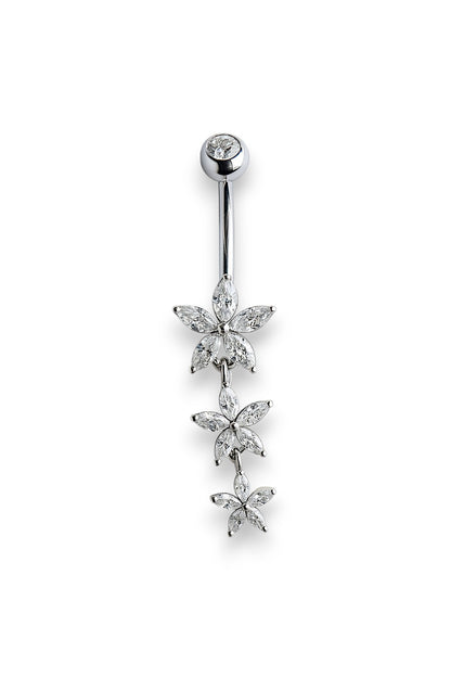 Piercing Ombelico Cascata Floreale