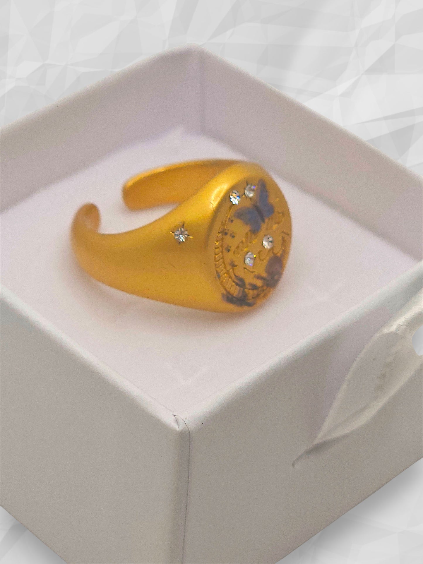 Anello Stemma Butterfly