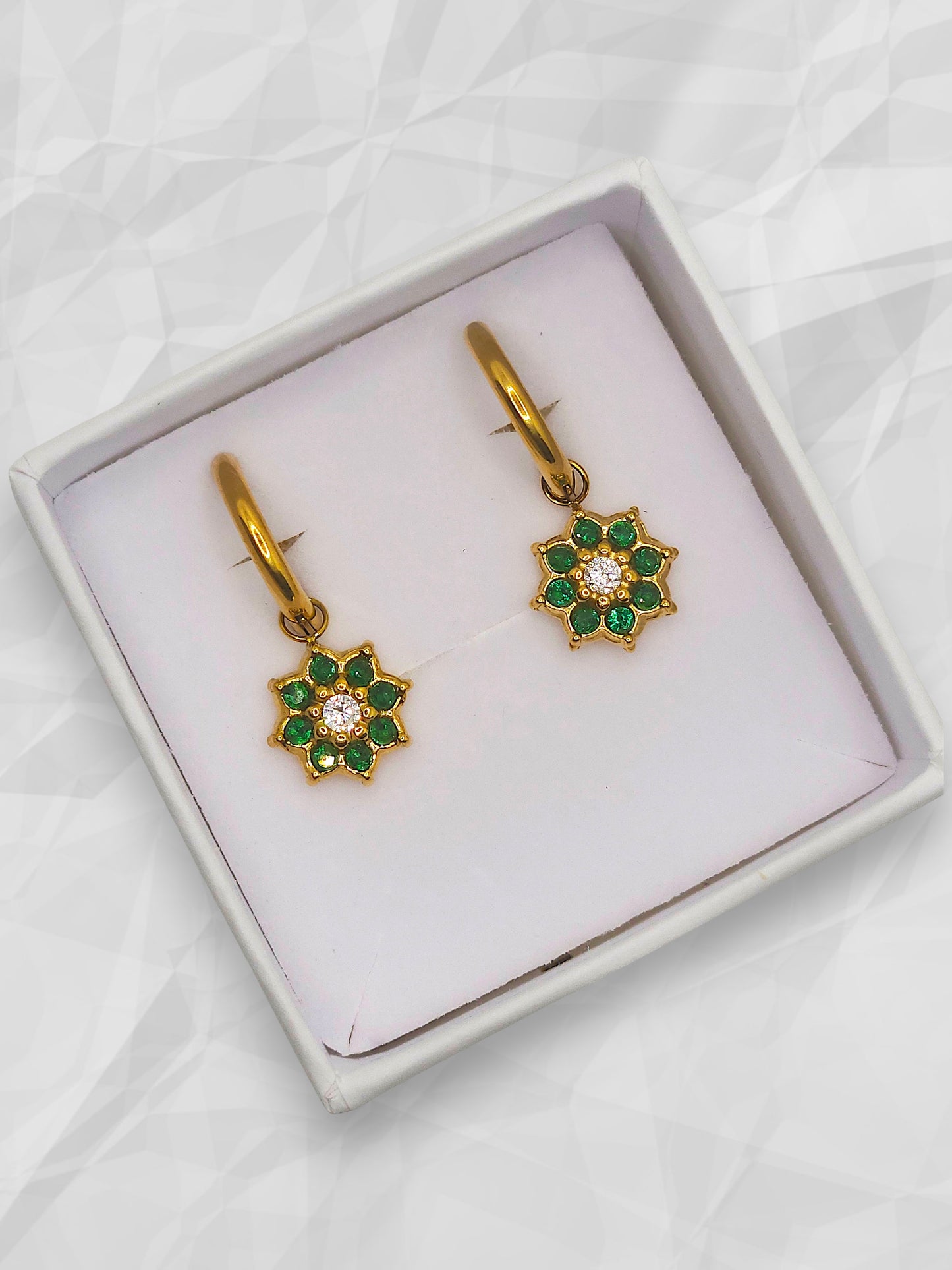 Orecchini Hoop Stella Di Natale