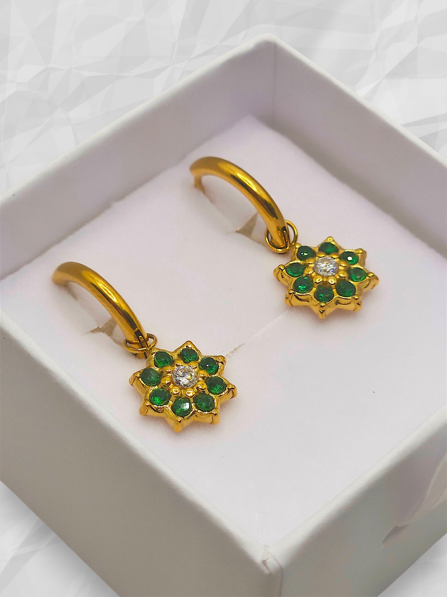 Orecchini Hoop Stella Di Natale