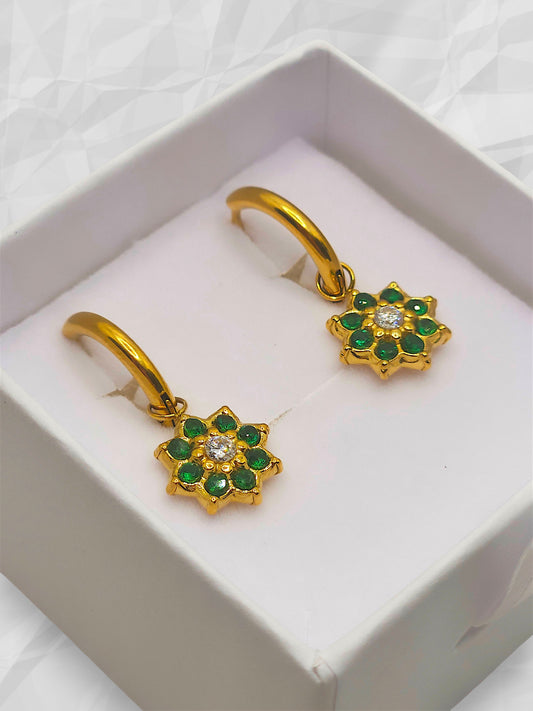 Orecchini Hoop Stella Di Natale