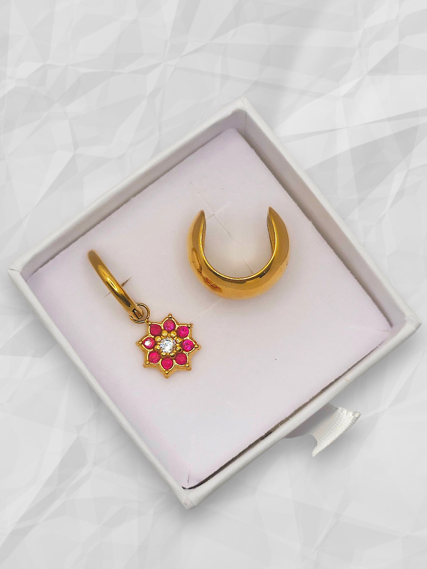 Set Hoop Stella di Natale e Cuff Bold