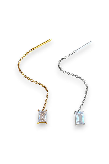 Orecchino Saliscendi Baguette