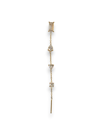 Orecchino Cascata Baguette
