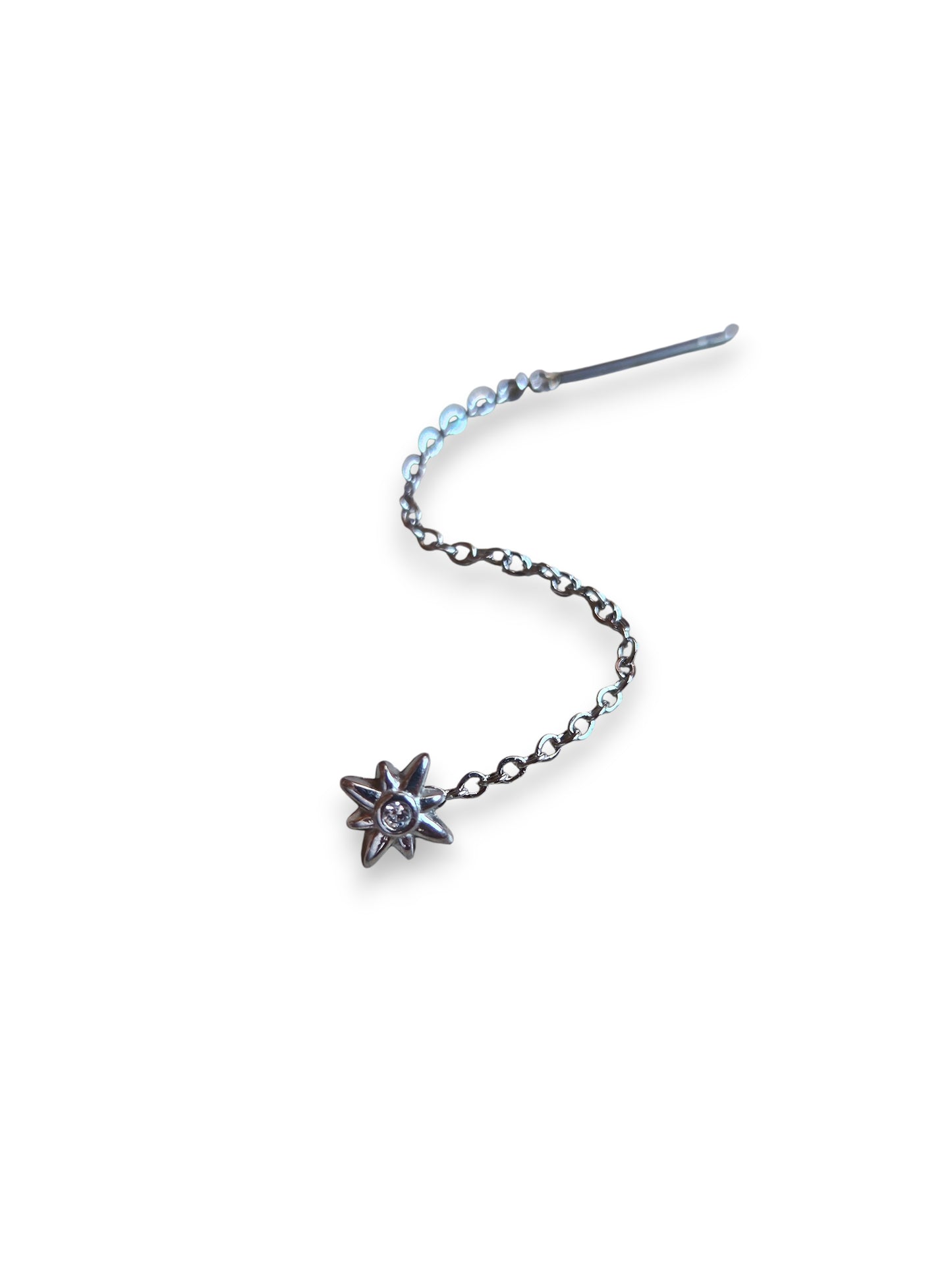 Orecchino Saliscendi Stella Polare