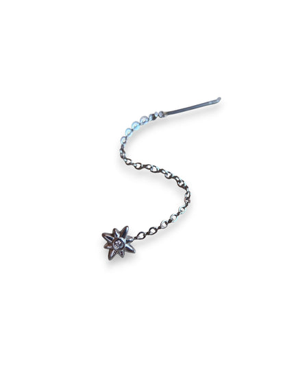 Orecchino Saliscendi Stella Polare