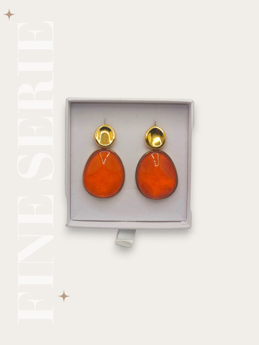 Orecchini Gemma Ruggine