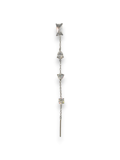 Orecchino Cascata Baguette