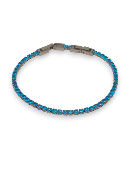 Bracciale Tennis Classic Azzurro