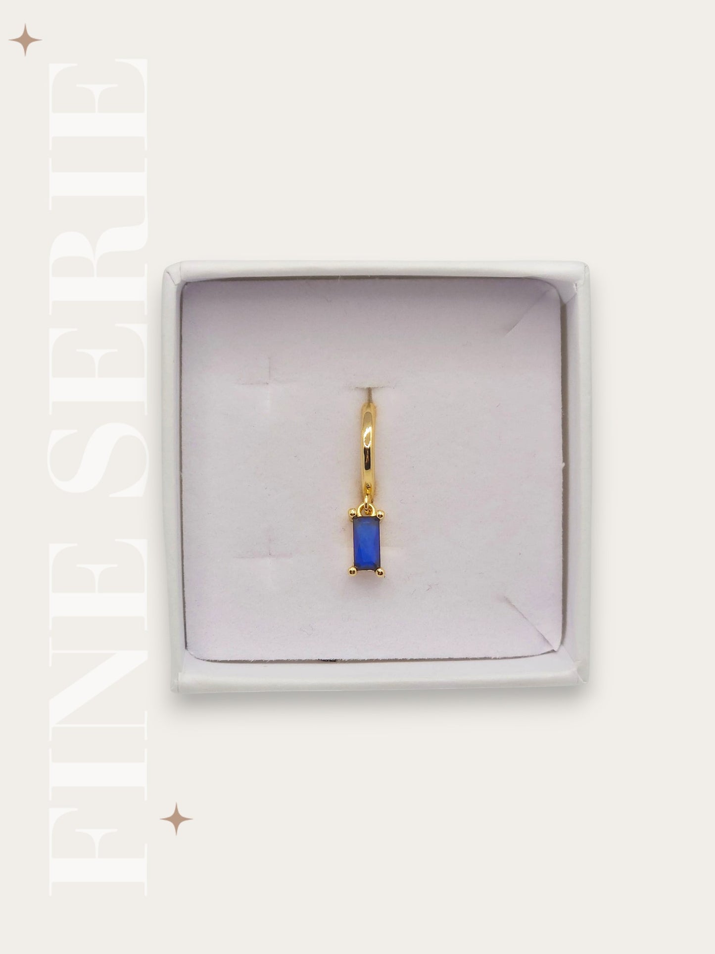 Hoop Baguette Blu
