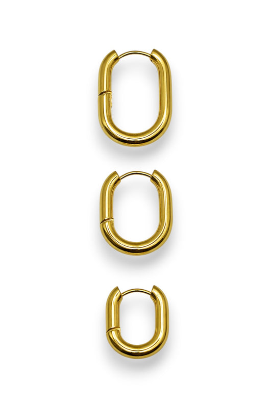 Orecchini Hoop Oval