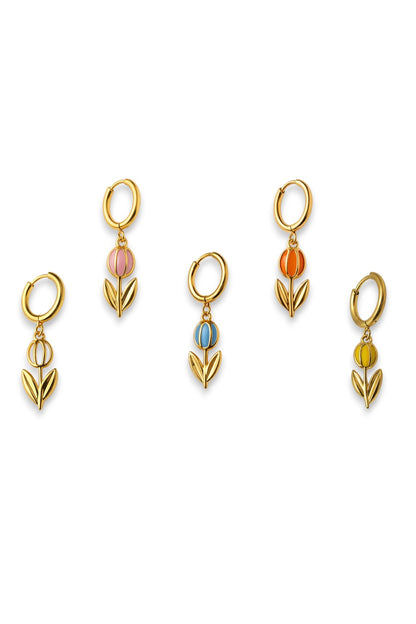 Orecchino Hoop Tulipano