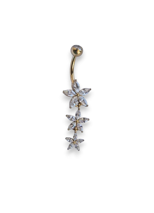 Piercing Ombelico Cascata Floreale