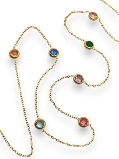 Collana Gemma Mini Multicolor