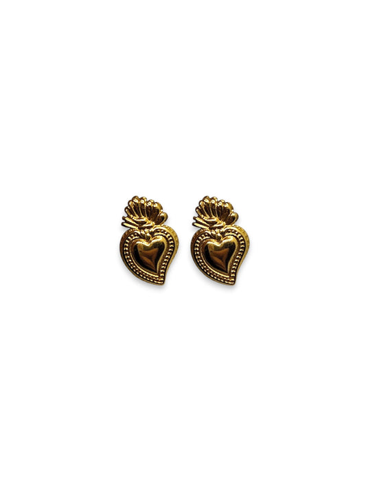 Orecchini Lobetto Cuore Sacro