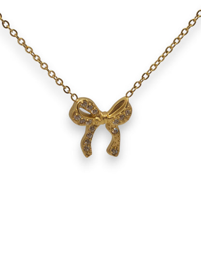 Collana Fiocchetto Zirconia