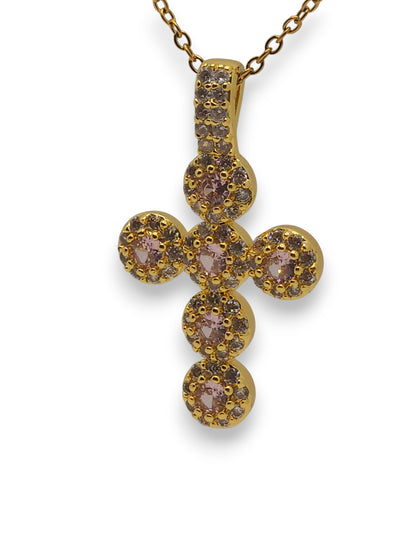 Collana Croce Zirconia