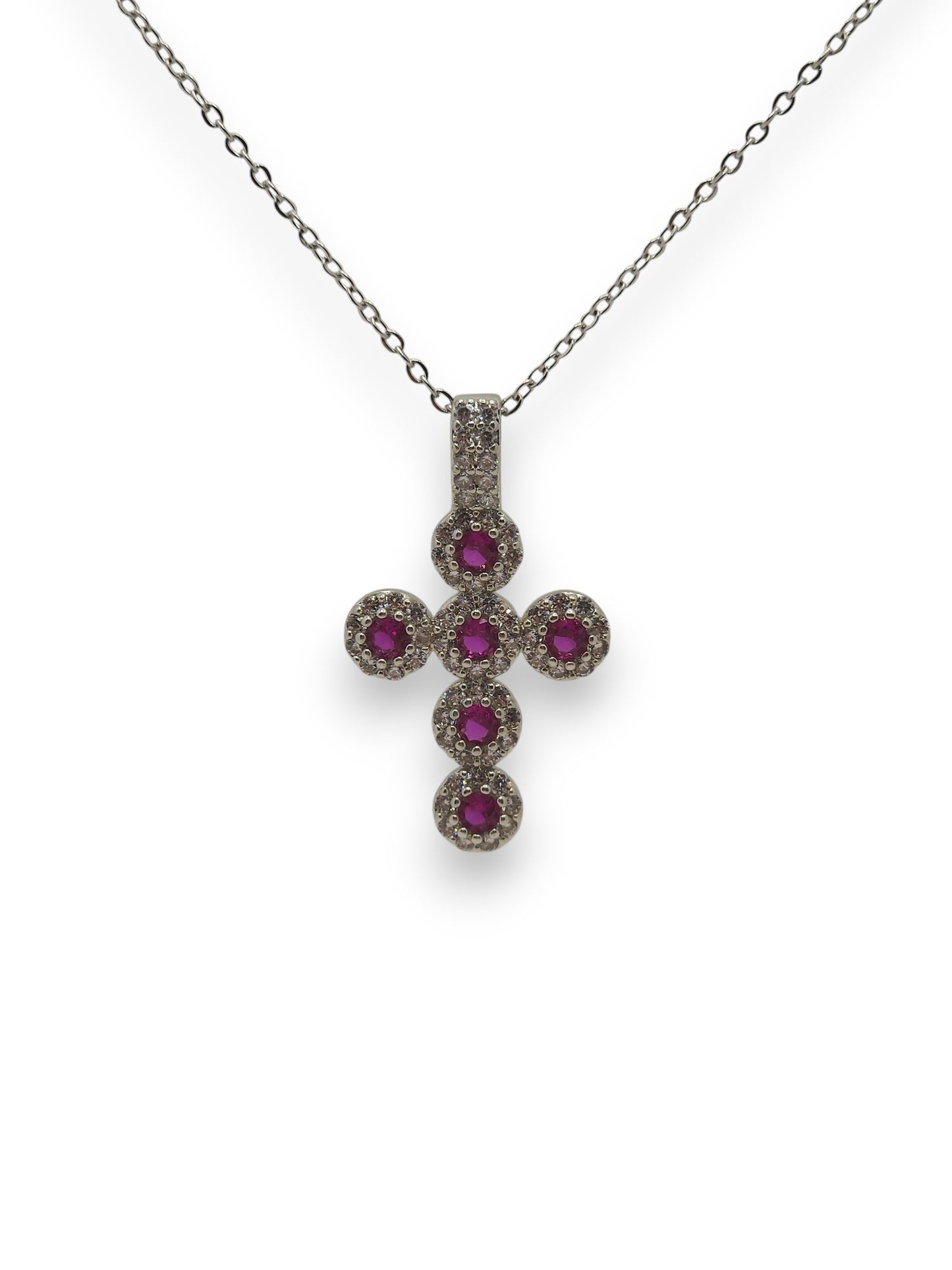 Collana Croce Zirconia