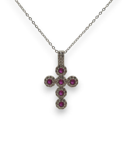 Collana Croce Zirconia