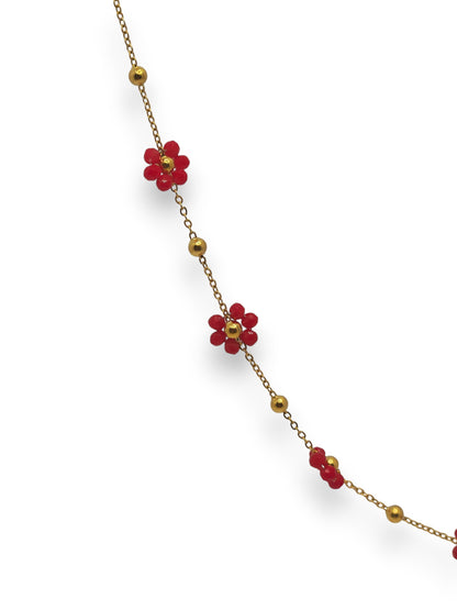 Collana Margherita Perline Colorate