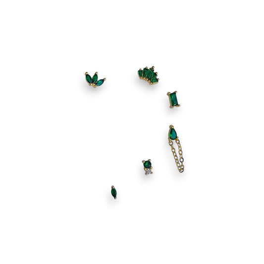 Orecchini Lobetto Set Zirconia