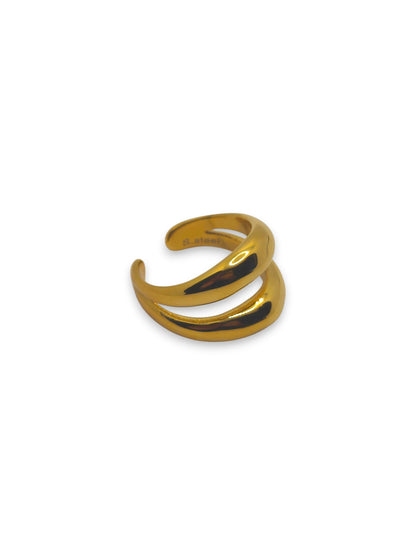 Anello Doppia Fascia Bold