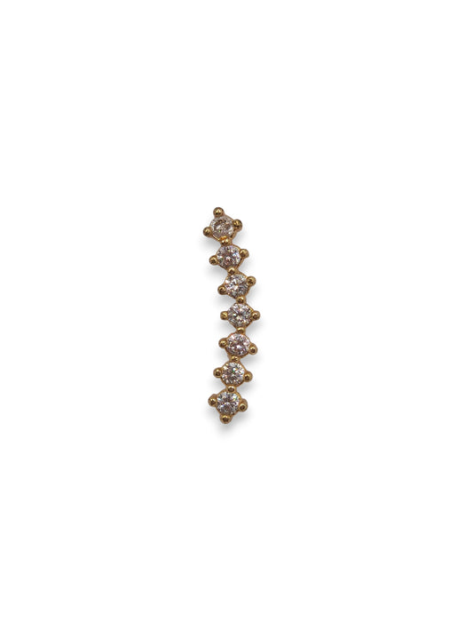 Piercing Barra Zirconia