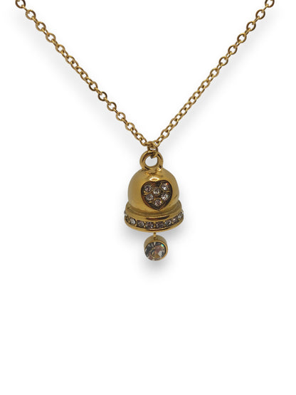 Collana Campanella Con Zirconi